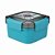 BENTO BOX COM TRAVAS LATERAIS E DIVISÓRIAS 1,100ml. COR AZUL - Imagem 1