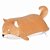 PELUCIA MODELO CACHIRRO SHIBA DEITADO 54cm. - Imagem 1