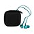 FONE DE OUVIDO MODELO INTRA AURICULAR COM BOLSINHA COR AZUL - Imagem 1