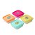 CONJUNTO DE POTES PLÁSTICOS SMILEY WORLD 650ml. 4 UNIDADES - Imagem 1