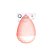 ESPONJA PARA MAQUIAGEM DE SILICONE E POLIURETANO MODELO GOTA COR ROSA - Imagem 1
