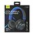 HEADFONE BLUETOOTH COM LUZ DE LED MODELO 2101 COR PRETO E AZUL - Imagem 1