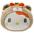 Almofada Formato De Cabeça Sanrio Hello Kitty Miniso Macia - Imagem 1