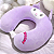 Almofada de Pescoço Fofa Pillow Viagem Kuromi Sanrio Miniso - Imagem 2