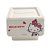 CAIXA ORGANIZADORA COM ABERTURA AMPLA SANRIO MODELO HELLO KITTY TAMANHO 12x10x8 CM. - Imagem 1