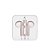 Fone De Ouvido com Microfone - Earphones/Dourado - Imagem 1