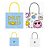 SACOLA DE PRESENTE - SMILEY WORLD - 30 cm X 27 cm X 12 cm - Imagem 1