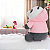 Pelúcia Panda Fofinha com Roupa Rosa Urso Sem Curso Miniso - Imagem 3