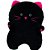 Gato de Pelúcia - Preto/Rosa - +2m - Imagem 1