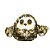 Pelúcia - Chaveiro Coruja Olhos Semi Abertos 13cm - Imagem 1
