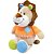 Pelúcia: Leão Com Roupa Laranja 29cm. - Imagem 1
