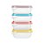 CONJUNTO DE POTES PLÁSTICOS QUADRADOS TRANSPARENTES 4 PÇS. 180 ML. - Imagem 1
