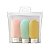 CONJUNTO DE FRASCOS PARA VIAGEM COM 3 PÇS 60 ML. - Imagem 1
