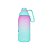GARRAFA DE PLÁSTICO COM CANUDO E ALÇA VERDE/ROSA 1500 ML. - Imagem 2