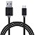 CABO MICRO USB TURBO 1METRO - PRETO - 2A - Imagem 1