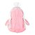 PELÚCIA DE PINGUIM NOIVA COR ROSA TAMANHO 37 CM. - Imagem 3