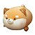 PELUCIA QUE VIRA TRAVESSEIRO DE PESCOÇO FORMATO DE U SHIBA INU - Imagem 1