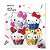 GANCHOS ADESIVOS MODELO SANRIO HELLO KITTY 4 PÇS. - Imagem 1