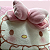 Almofada Super Macia Hello Kitty com Laço Rosa Sanrio Miniso - Imagem 5