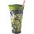 COPO C/ COMPARTIMENTO E CANUDO COLEÇÃO MARVEL HULK 540 ML. - Imagem 2