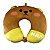 ALMOFADA DE PESCOÇO FORMATO DE U URSO HAPPY 30 X 28 CM. - Imagem 1