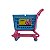 MINI CARRINHO DE SUPERMERCADO DECORATIVO MODELO BT21  COOKY - Imagem 1
