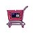 MINI CARRINHO DE SUPERMERCADO DECORATIVO MODELO BT21   MANG - Imagem 1