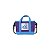 MINI BOLSA DE OMBRO COM ALÇA MODELO BT21  KOYA TAMANHO 19X5X13cm. - Imagem 1