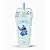 COPO CAMADA DUPLA COM CANUDO E TAMPA DISNEY STITCH 480 ML. - Imagem 1
