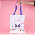 Ecobag Sacola Bolsa Reutilizavel Kuromi Sanrio Miniso - Imagem 10
