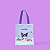Ecobag Sacola Bolsa Reutilizavel Kuromi Sanrio Miniso - Imagem 5
