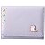 CARTEIRA COM PORTA CARTÃO ESTAMPA SAKURA LILÁS TAMANHO 11 CM. - Imagem 1