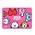 MOUSE PAD RETANGULAR COLEÇÃO BT21 ROSA 26 X 19 CM. - Imagem 1