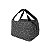 BOLSA TÉRMICA MINISO ESTAMPA GEOMÉTRICA PRETO E BRANCO 28 CM - Imagem 1