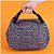 BOLSA TÉRMICA MINISO ESTAMPA GEOMÉTRICA PRETO E BRANCO 28 CM - Imagem 2