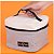 BOLSA TÉRMICA MOUSSE TASTY FOOD BICOLOR CINZA 18 CM. - Imagem 2