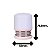 LUMINÁRIA PORTÁTIL DE LED NOTURNA RECARREGAVEL USB COR ROSA MINISO - Imagem 4