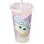COPO PLÁSTICO COM CANUDO STAR WARS BABY YODA 500 ML. 23 X 9 CM. - Imagem 1
