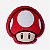 ALMOFADA COGUMELO VERMELHO COLEÇÃO SUPER MARIO 33 X 33 CM. - Imagem 2