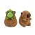 Chaveiro Capivara Pelúcia Com Mochila Tartaruga Miniso - Imagem 2