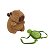 Chaveiro Capivara Pelúcia Com Mochila Tartaruga Miniso - Imagem 7