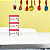 Kit 3 Potes Hello Kitty Sanrio Miniso Original BPA Free - Imagem 2