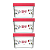 Kit 3 Potes Hello Kitty Sanrio Miniso Original BPA Free - Imagem 1