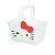 CESTA DE MÃO SANRIO HELLO KITTY MINISO TAMANHO 24X16X14CM - Imagem 1