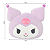 Travesseiro Almofada Kuromi Sanrio Miniso Cabeça Macia Fofa - Imagem 3