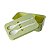 BENTO BOX RETANGULAR COM TALHERES DE 1200 ML. VERDE MINISO. - Imagem 2