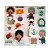 ADESIVOS TRANSPARENTES COLEÇÃO ONE PIECE MINISO . - Imagem 1
