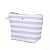 NECESSAIRE PARA MAQUIAGEM LISTRADA MINISO 26 10 X 18 CM. - Imagem 1