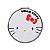 ESPELHO DE BOLSO DUPLA FACE REDONDO DOBRÁVEL COM ZOOM X2 MODELO SANRIO HELLO KITTY 6,5CM. MINISO - Imagem 3