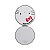 ESPELHO DE BOLSO DUPLA FACE REDONDO DOBRÁVEL COM ZOOM X2 MODELO SANRIO HELLO KITTY 6,5CM. MINISO - Imagem 5